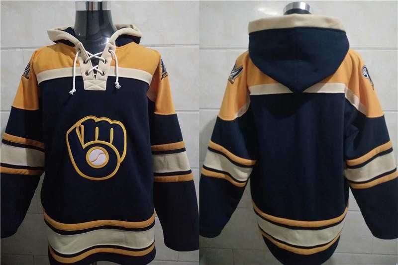 Milwaukee Brewers Blank Navy Blue All Stitched Pullover Hoodie,We sell and wholesale Milwaukee Brewers Blank Navy Blue All Stitched Pullover Hoodie on line form chian!